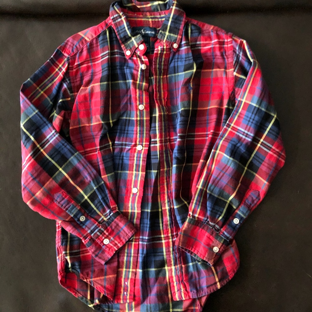 Boys Ralph Lauren Plaid - sz 7